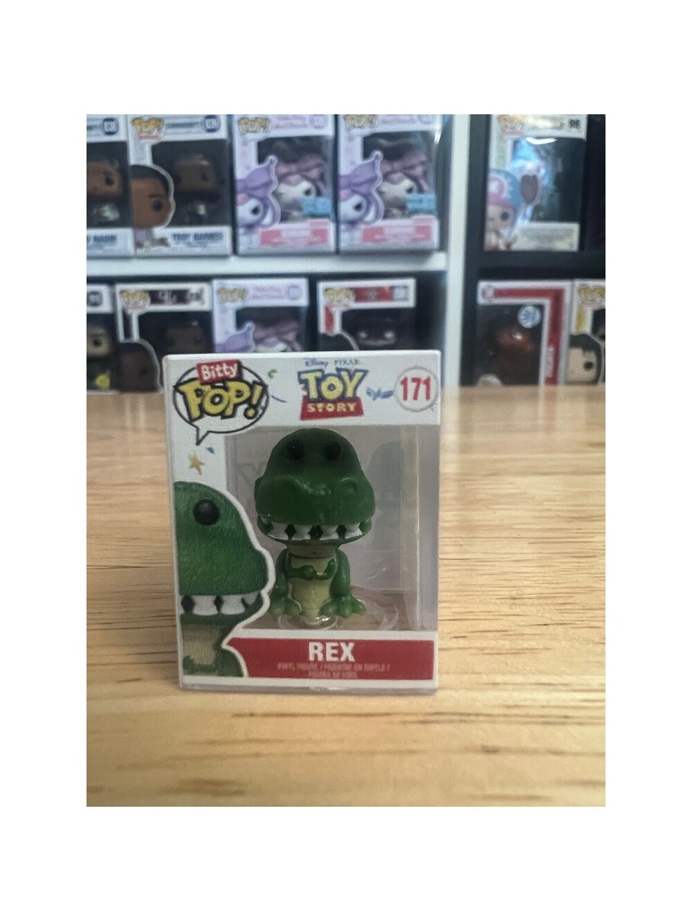 BITTY Rex Toy Story 1-Inch Funko Pop #171 Movies Disney Pixar Animation Dinosaur